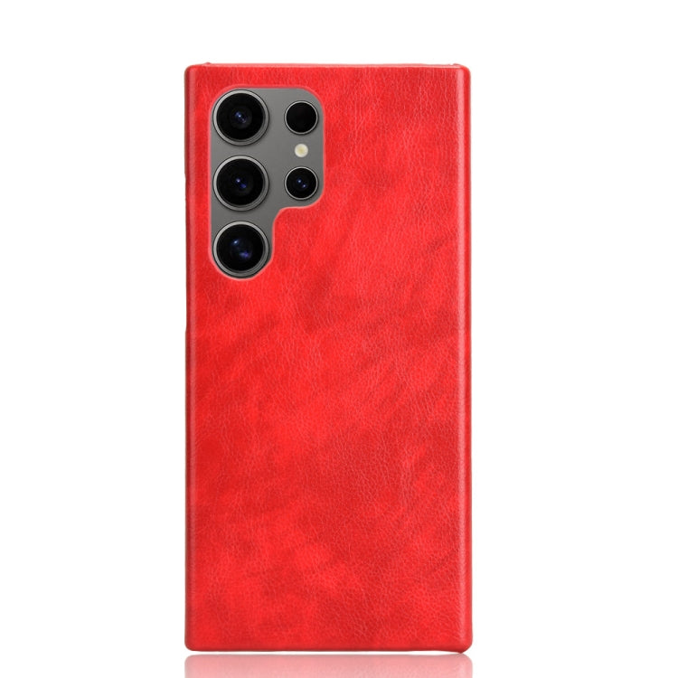 For Samsung Galaxy S24 Ultra 5G Litchi Texture Back Cover Phone Case(Red) - HoMEdemic™ 