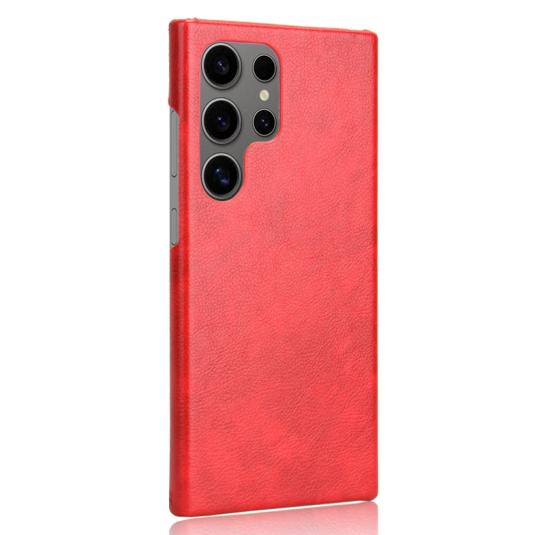 For Samsung Galaxy S24 Ultra 5G Litchi Texture Back Cover Phone Case(Red) - HoMEdemic™ 