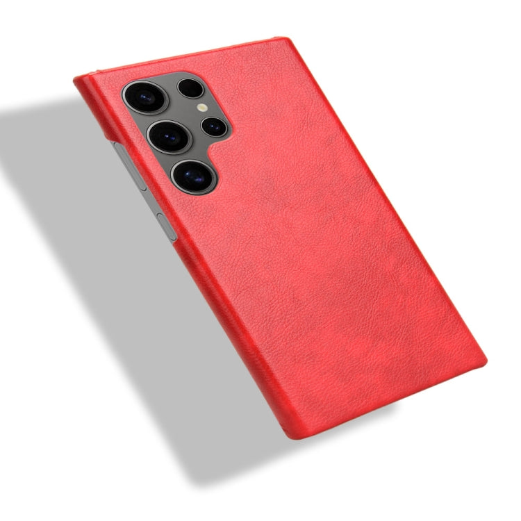 For Samsung Galaxy S24 Ultra 5G Litchi Texture Back Cover Phone Case(Red) - HoMEdemic™ 