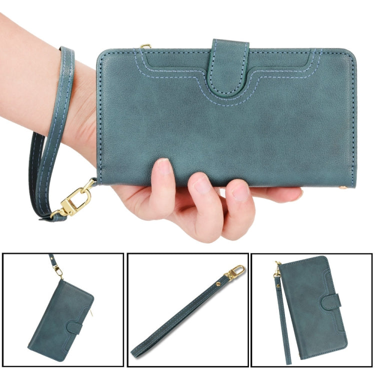 For Samsung Galaxy S24 Ultra 5G Litchi Texture Zipper Leather Phone Case(Green) - HoMEdemic™ 