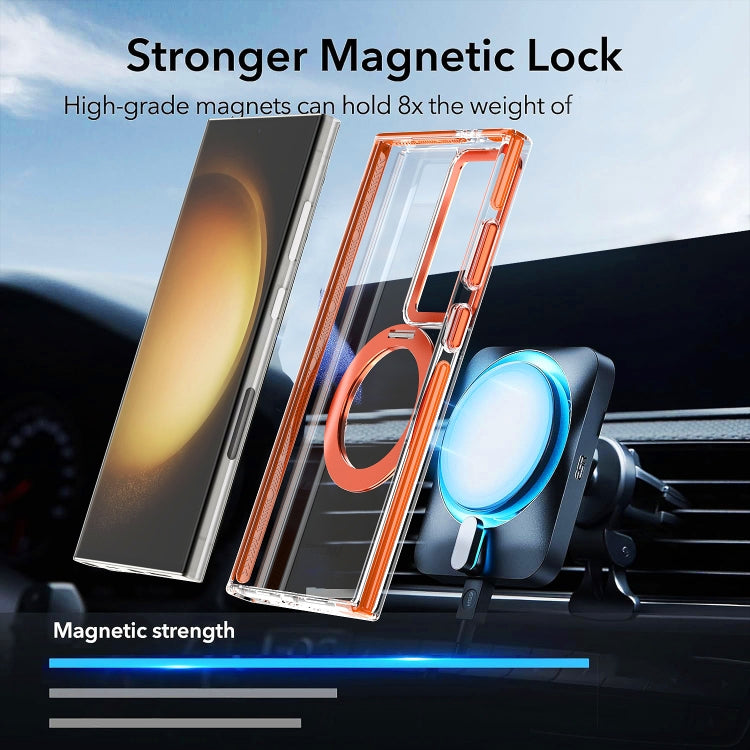 For Samsung Galaxy S24 Ultra 5G Magnetic 360 Degree Rotating Holder Phone Case(Blue) - HoMEdemic™ 