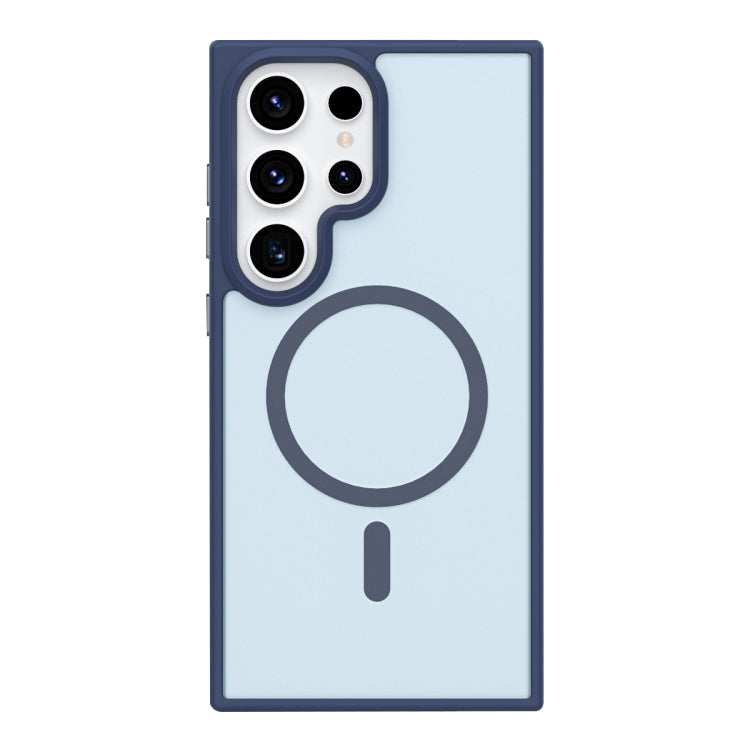 For Samsung Galaxy S24 Ultra 5G Metal Button Skin Feel Matte MagSafe Shockproof Phone Case(Lavender Grey) - HoMEdemic™ 