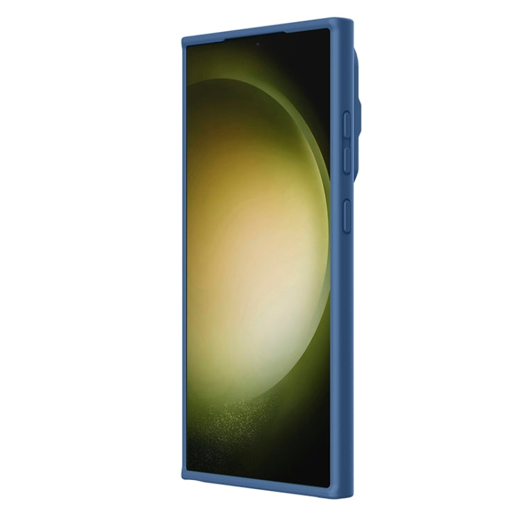 For Samsung Galaxy S24 Ultra 5G NILLKIN CamShield Prop Liquid Silicone Phone Case(Blue) - HoMEdemic™ 