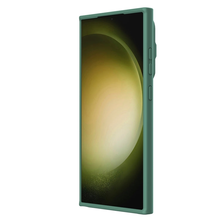 For Samsung Galaxy S24 Ultra 5G NILLKIN CamShield Prop Liquid Silicone Phone Case(Green) - HoMEdemic™ 