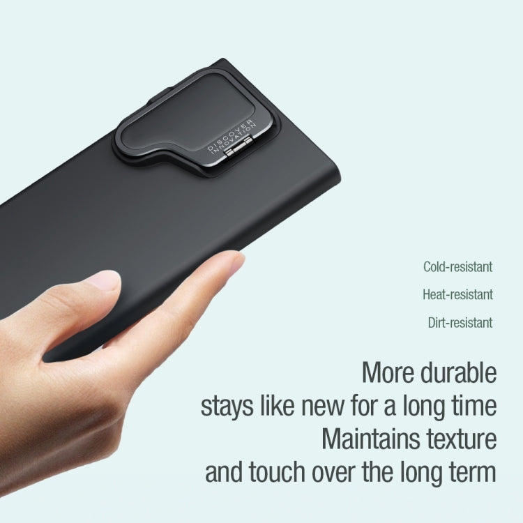 For Samsung Galaxy S24 Ultra 5G NILLKIN CamShield Prop MagSafe Liquid Silicone Phone Case(Black) - HoMEdemic™ 