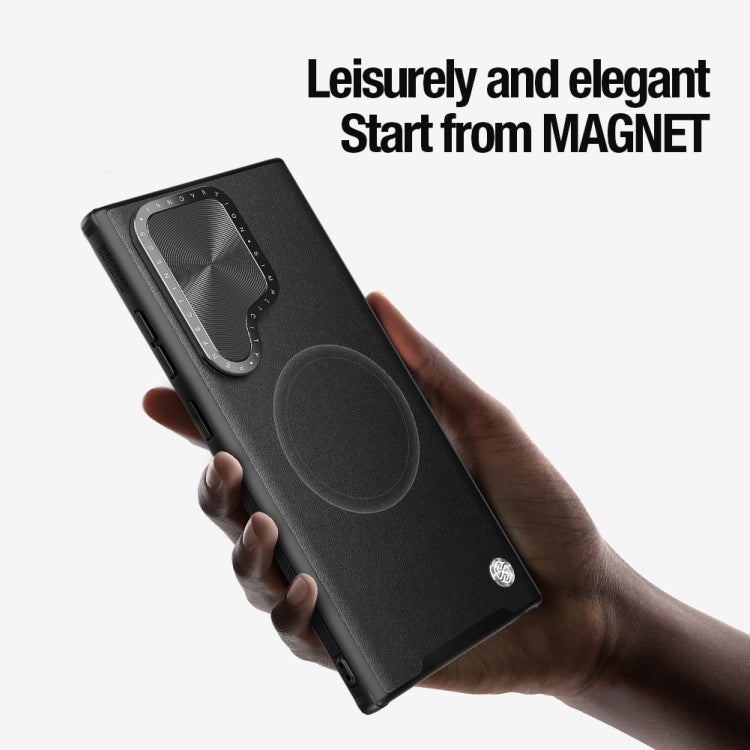 For Samsung Galaxy S24 Ultra 5G NILLKIN CamShield Prop Series MagSafe Magnetic PC + TPU Phone Case(Black) - HoMEdemic™ 