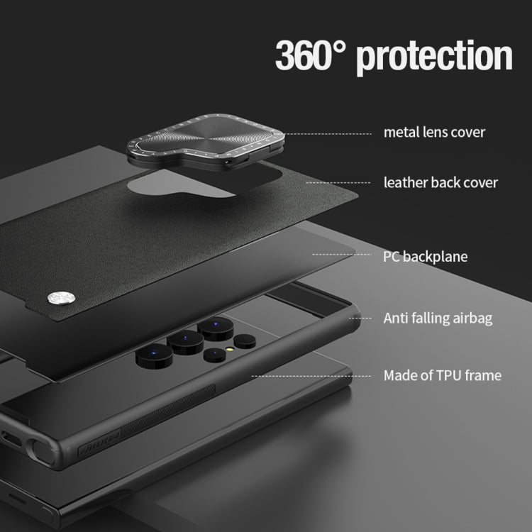 For Samsung Galaxy S24 Ultra 5G NILLKIN CamShield Prop Series PC + TPU Phone Case(Green) - HoMEdemic™ 