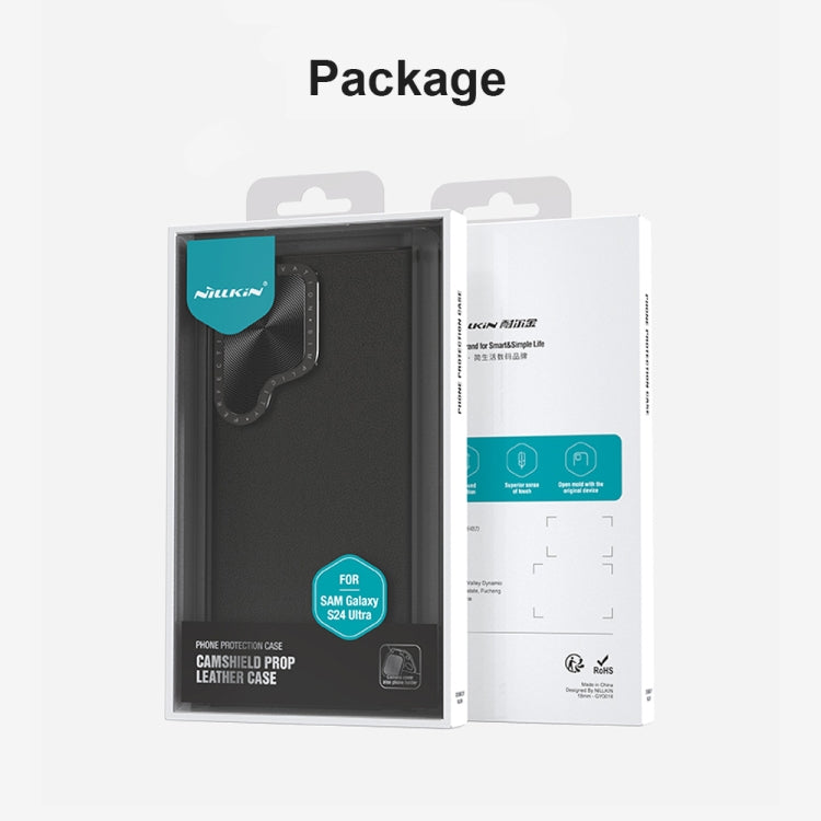 For Samsung Galaxy S24 Ultra 5G NILLKIN CamShield Prop Series PC + TPU Phone Case(Green) - HoMEdemic™ 