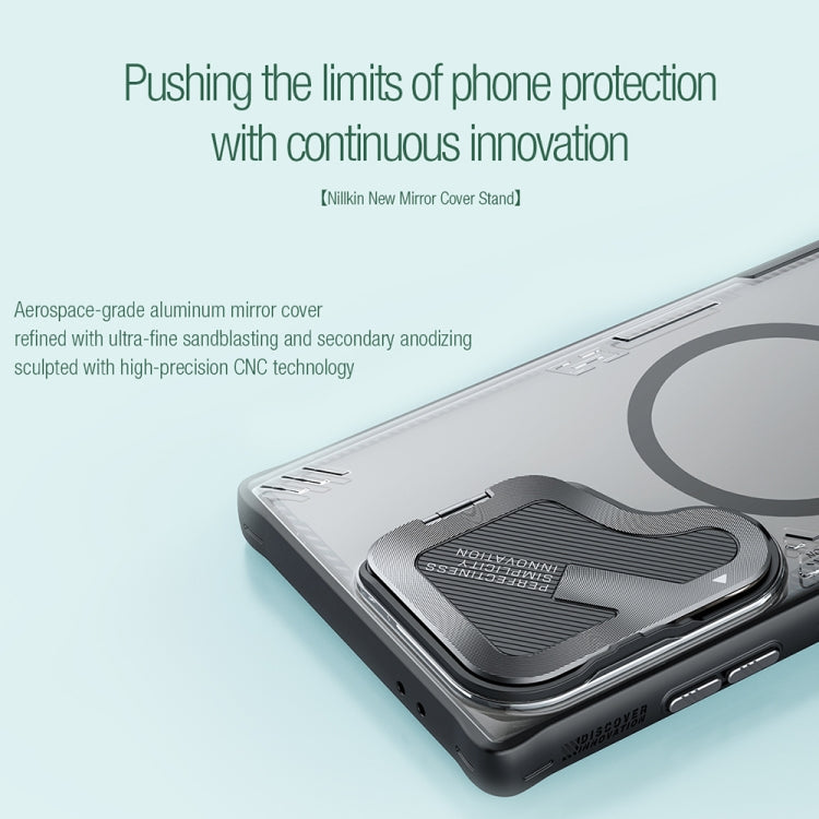 For Samsung Galaxy S24 Ultra 5G NILLKIN Ice Air Prop Series MagSafe Magnetic Cover Version Phone Case(Black) - HoMEdemic™ 