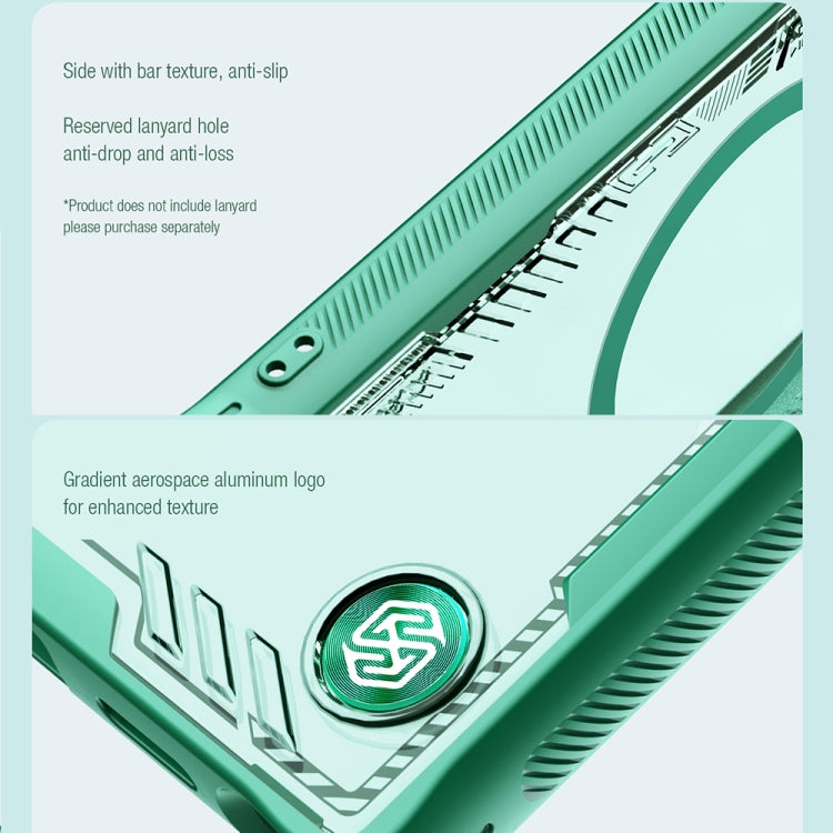 For Samsung Galaxy S24 Ultra 5G NILLKIN Ice Air Prop Series MagSafe Magnetic Cover Version Phone Case(Black) - HoMEdemic™ 