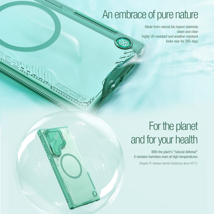 For Samsung Galaxy S24 Ultra 5G NILLKIN Ice Air Prop Series MagSafe Magnetic Cover Version Phone Case(Green) - HoMEdemic™ 