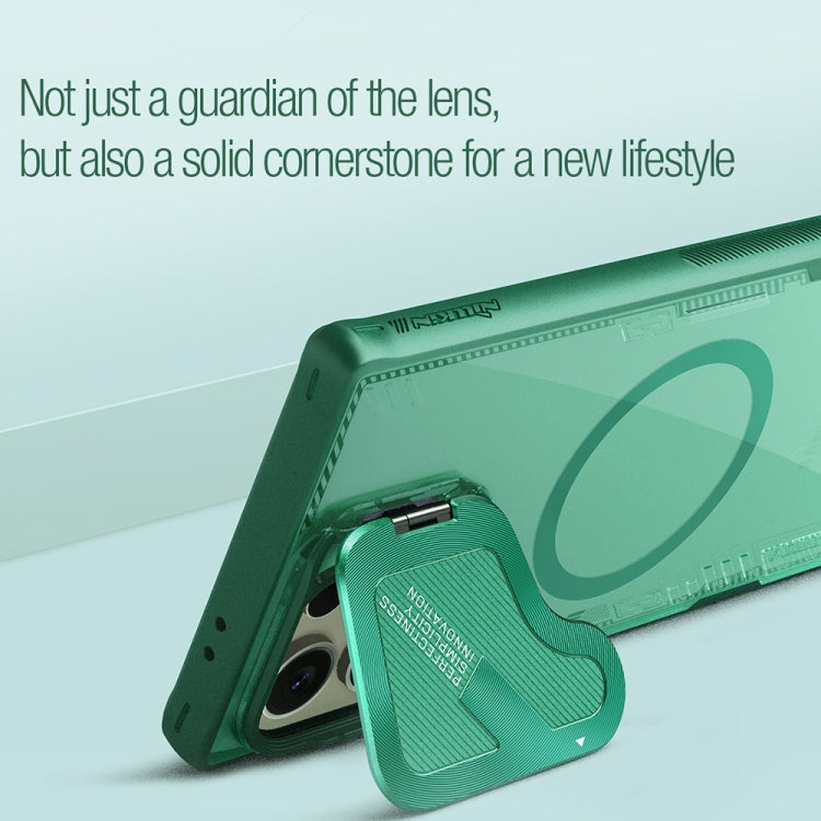 For Samsung Galaxy S24 Ultra 5G NILLKIN Ice Air Prop Series MagSafe Magnetic Cover Version Phone Case(Green) - HoMEdemic™ 