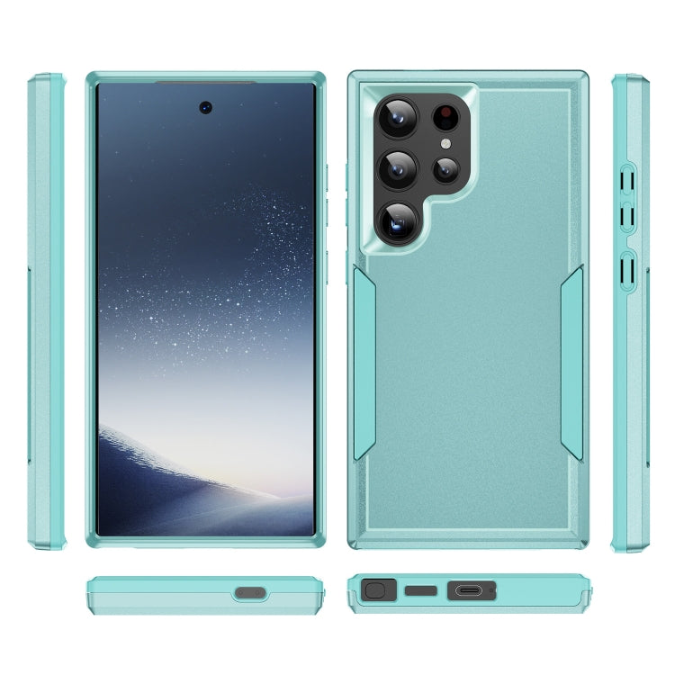 For Samsung Galaxy S24 Ultra 5G Pioneer Armor Heavy Duty PC Hybrid TPU Phone Case(Green) - HoMEdemic™ 