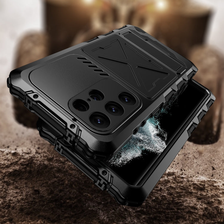 For Samsung Galaxy S24 Ultra 5G R-JUST Life Waterproof Dustproof Shockproof Phone Case(Black) - HoMEdemic™ 