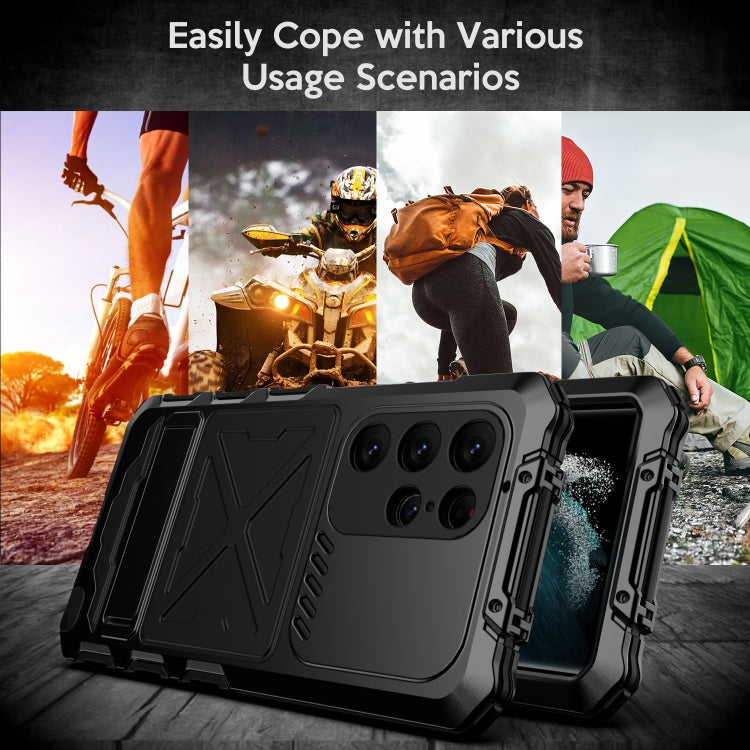 For Samsung Galaxy S24 Ultra 5G R-JUST Life Waterproof Dustproof Shockproof Phone Case(Black) - HoMEdemic™ 
