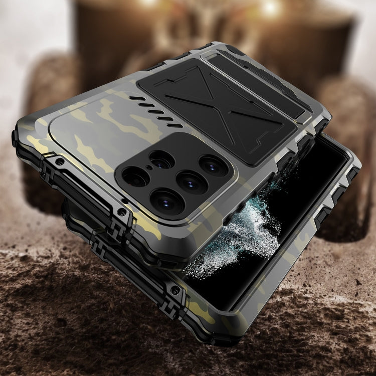For Samsung Galaxy S24 Ultra 5G R-JUST Life Waterproof Dustproof Shockproof Phone Case(Camouflage) - HoMEdemic™ 