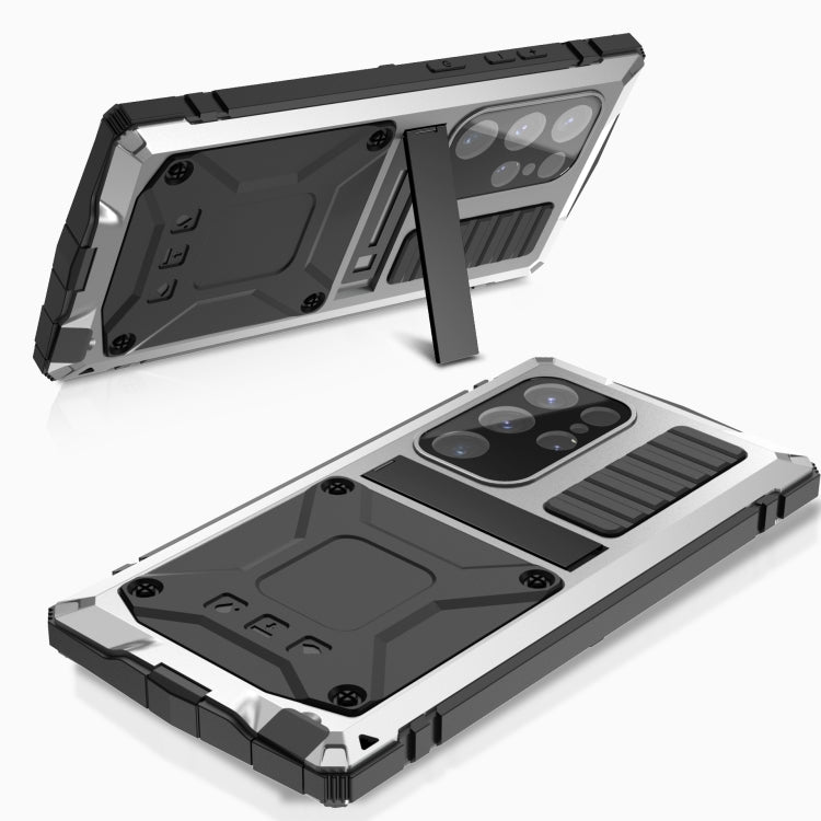 For Samsung Galaxy S24 Ultra 5G R-JUST Life Waterproof Dustproof Shockproof Phone Case(Silver) - HoMEdemic™ 