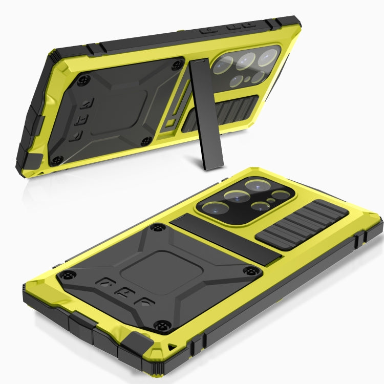 For Samsung Galaxy S24 Ultra 5G R-JUST Life Waterproof Dustproof Shockproof Phone Case(Yellow) - HoMEdemic™ 