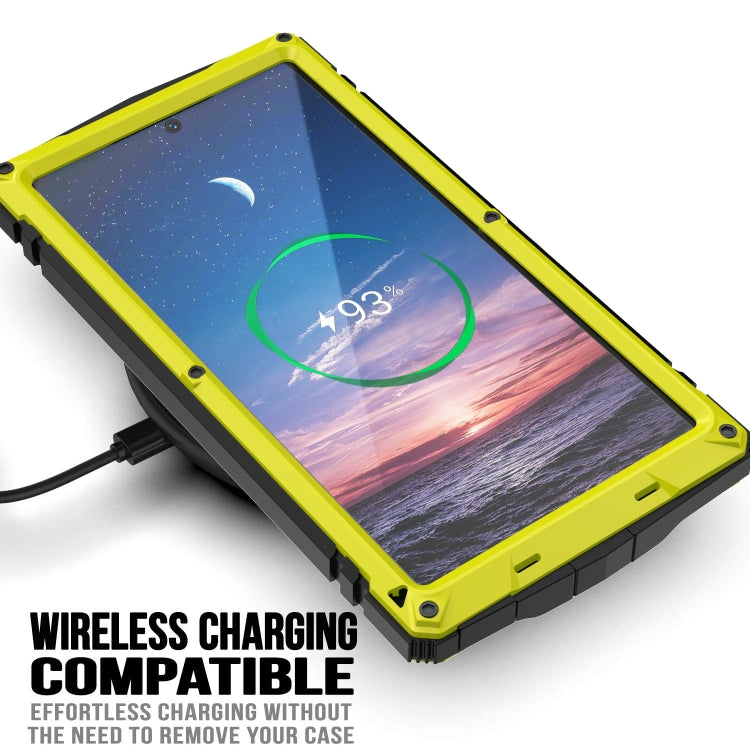 For Samsung Galaxy S24 Ultra 5G R-JUST Life Waterproof Dustproof Shockproof Phone Case(Yellow) - HoMEdemic™ 