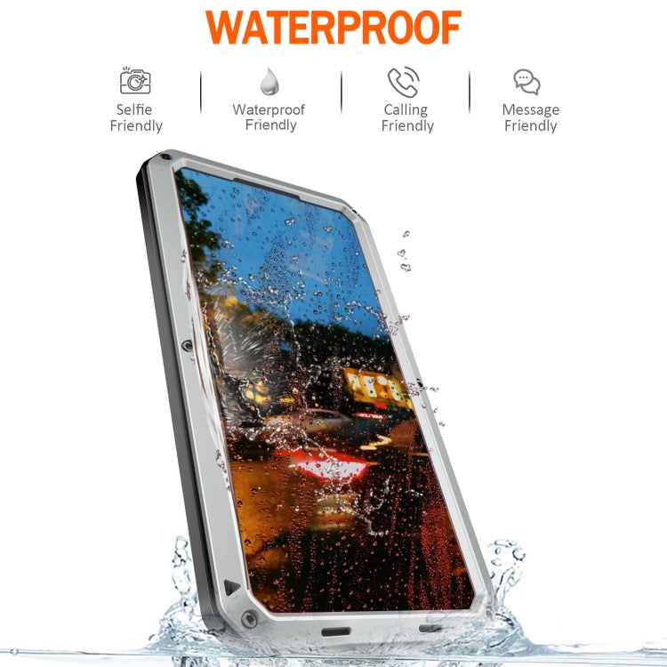 For Samsung Galaxy S24 Ultra 5G Shockproof Life Waterproof Silicone + Zinc Alloy Phone Case(Silver) - HoMEdemic™ 