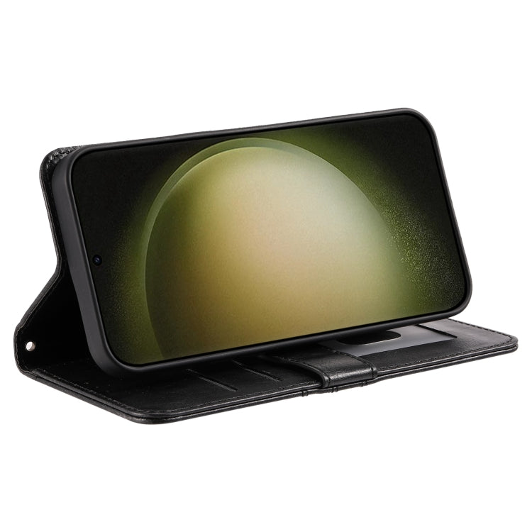 For Samsung Galaxy S24 Ultra 5G Simple 6-Card Wallet Leather Phone Case(Black) - HoMEdemic™ 