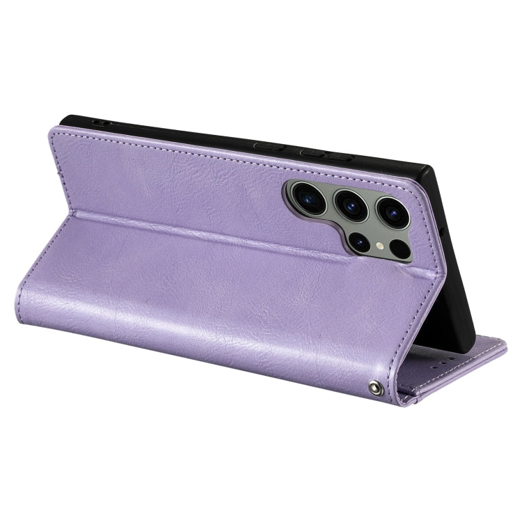 For Samsung Galaxy S24 Ultra 5G Simple 6-Card Wallet Leather Phone Case(Purple) - HoMEdemic™ 