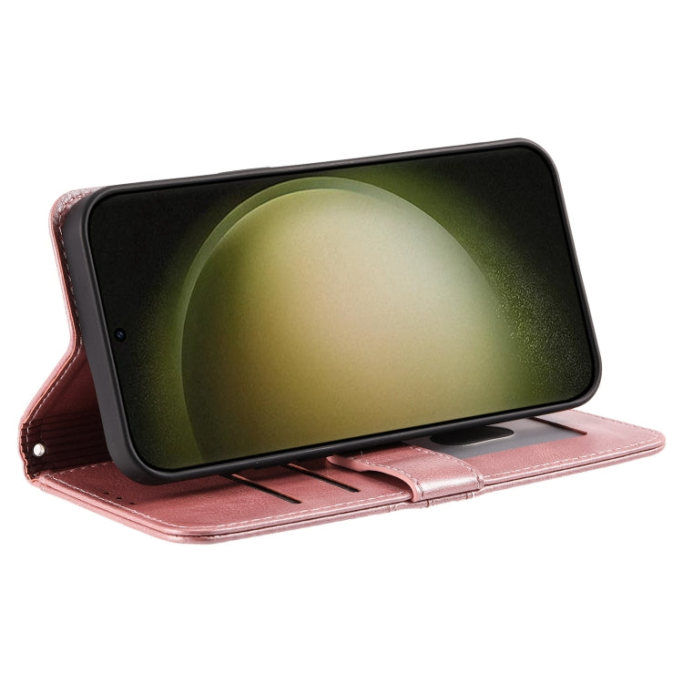 For Samsung Galaxy S24 Ultra 5G Simple 6-Card Wallet Leather Phone Case(Rose Gold) - HoMEdemic™ 