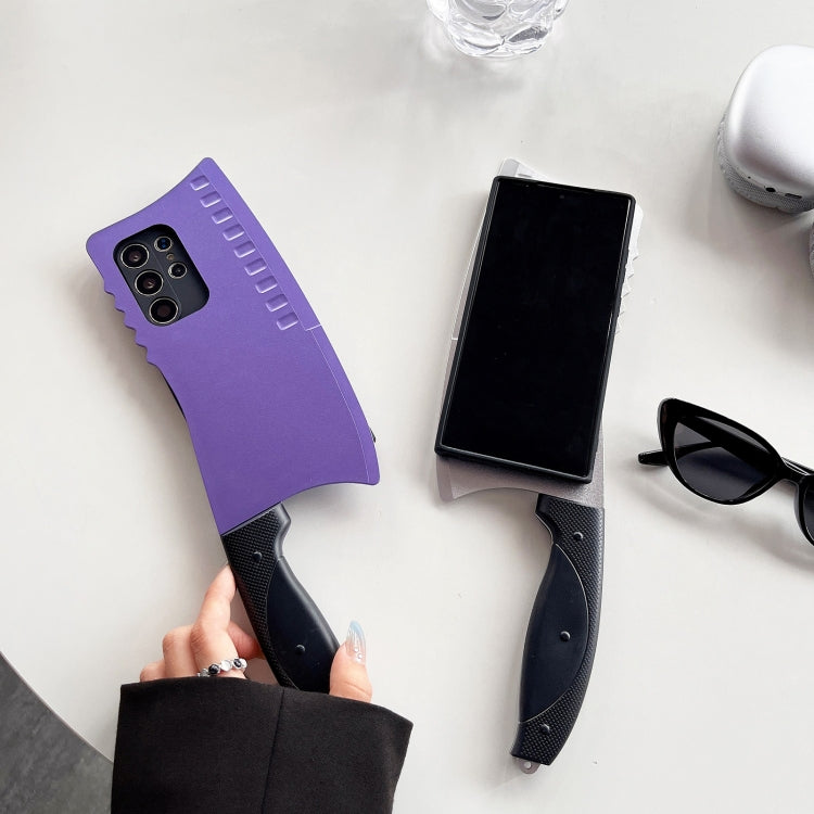 For Samsung Galaxy S24 Ultra 5G Simulated Kitchen Knife TPU + PC Phone Case(Black) - HoMEdemic™ 