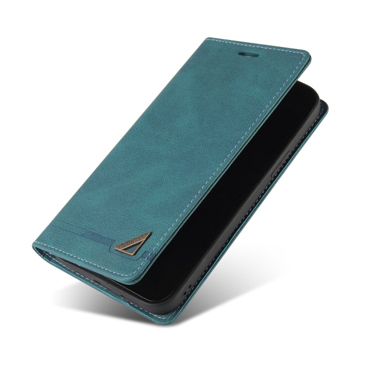 For Samsung Galaxy S24 Ultra 5G Skin Feel Anti-theft Brush Horizontal Flip Leather Case with Holder(Blue) - HoMEdemic™ 