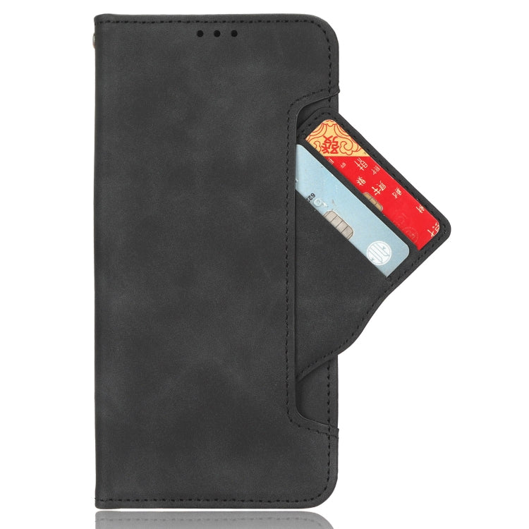 For Samsung Galaxy S24 Ultra 5G Skin Feel Calf Texture Card Slots Leather Phone Case(Black) - HoMEdemic™ 