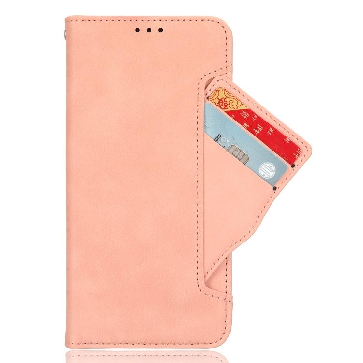 For Samsung Galaxy S24 Ultra 5G Skin Feel Calf Texture Card Slots Leather Phone Case(Pink) - HoMEdemic™ 