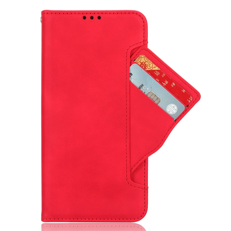 For Samsung Galaxy S24 Ultra 5G Skin Feel Calf Texture Card Slots Leather Phone Case(Red) - HoMEdemic™ 