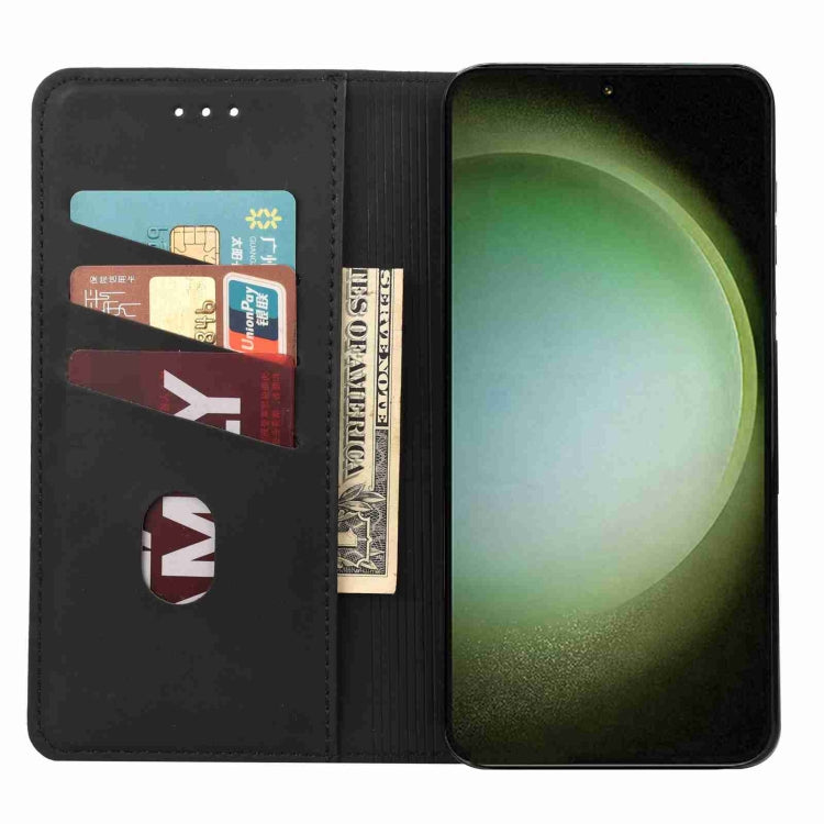 For Samsung Galaxy S24 Ultra 5G Skin Feel Splicing Leather Phone Case(Black) - HoMEdemic™ 