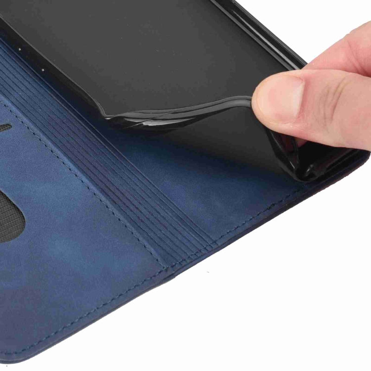For Samsung Galaxy S24 Ultra 5G Skin Feel Splicing Leather Phone Case(Blue) - HoMEdemic™ 