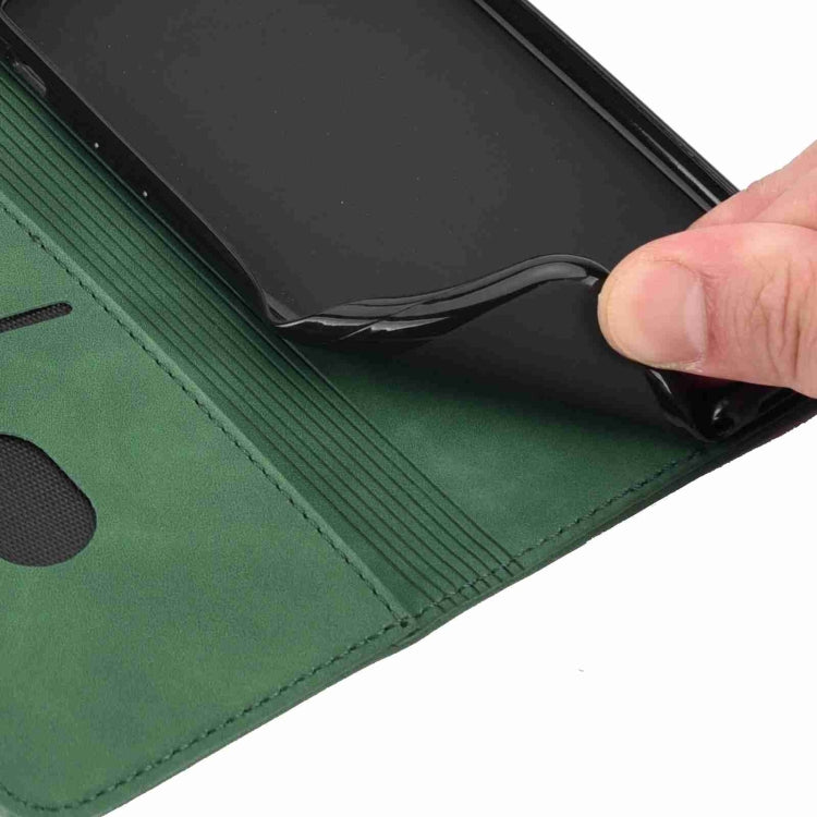 For Samsung Galaxy S24 Ultra 5G Skin Feel Splicing Leather Phone Case(Green) - HoMEdemic™ 
