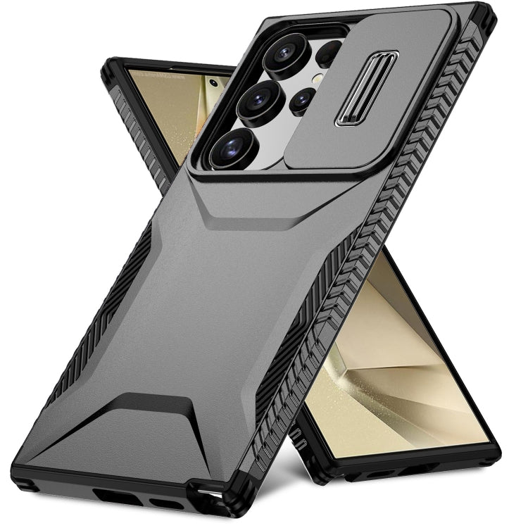 For Samsung Galaxy S24 Ultra 5G Sliding Camshield Phone Case(Black) - HoMEdemic™ 