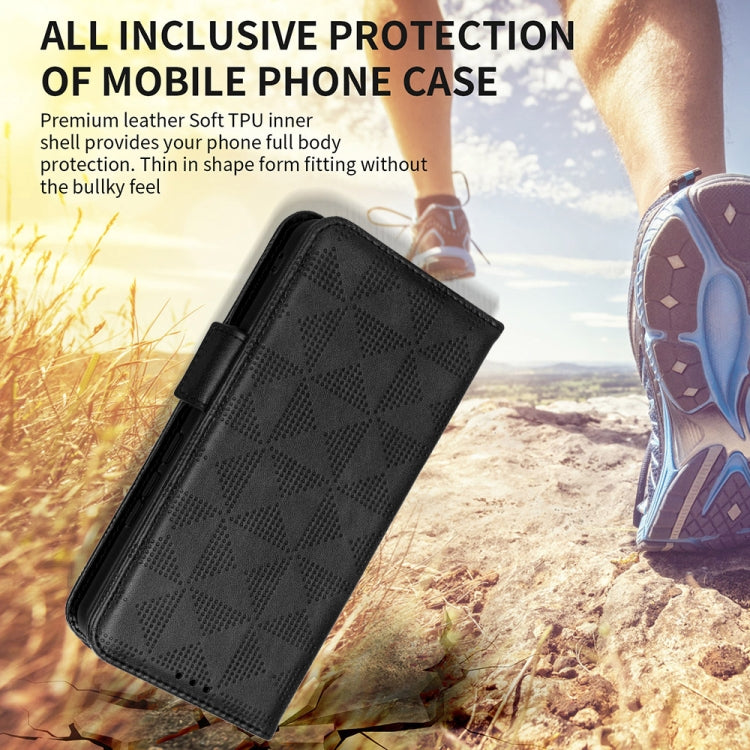 For Samsung Galaxy S24 Ultra 5G Symmetrical Triangle Leather Phone Case(Purple) - HoMEdemic™ 