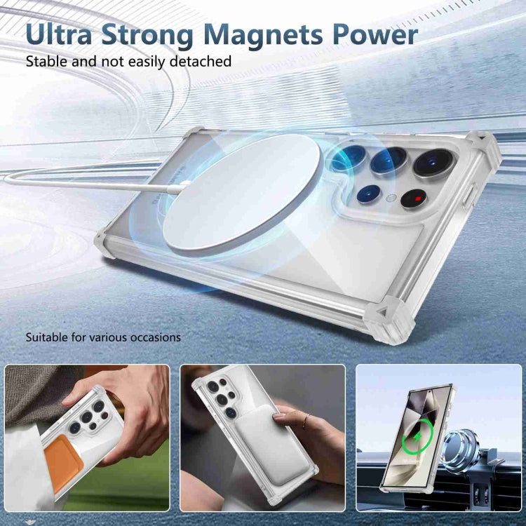For Samsung Galaxy S24 Ultra 5G Transparent MagSafe Magnetic Phone Case(Transparent) - HoMEdemic™ 