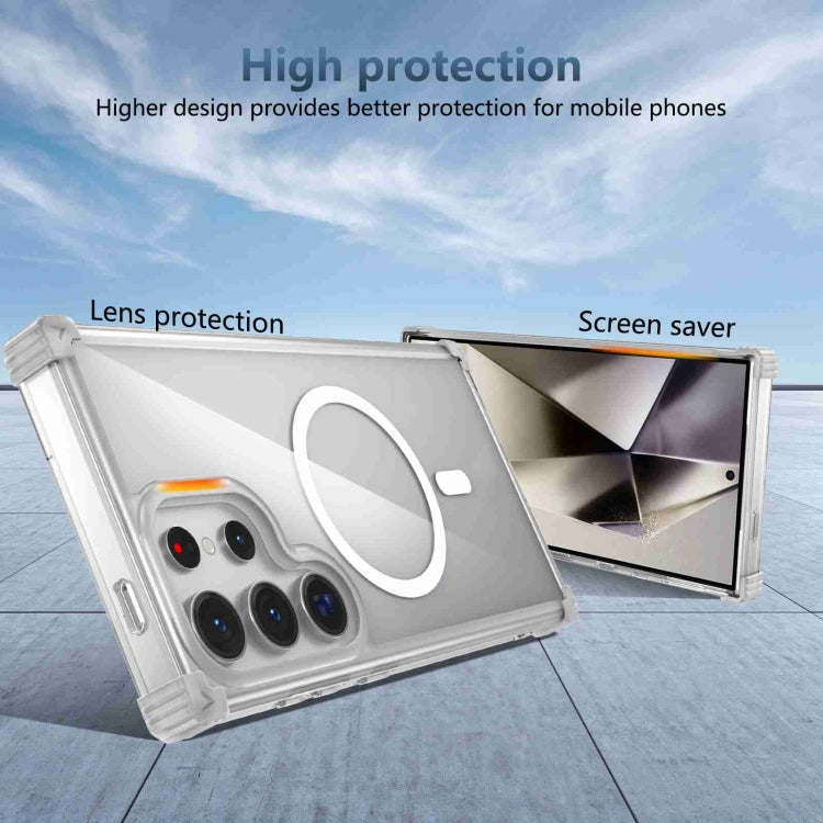 For Samsung Galaxy S24 Ultra 5G Transparent MagSafe Magnetic Phone Case(Transparent) - HoMEdemic™ 