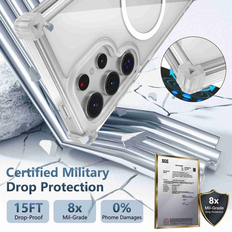 For Samsung Galaxy S24 Ultra 5G Transparent MagSafe Magnetic Phone Case(Transparent) - HoMEdemic™ 