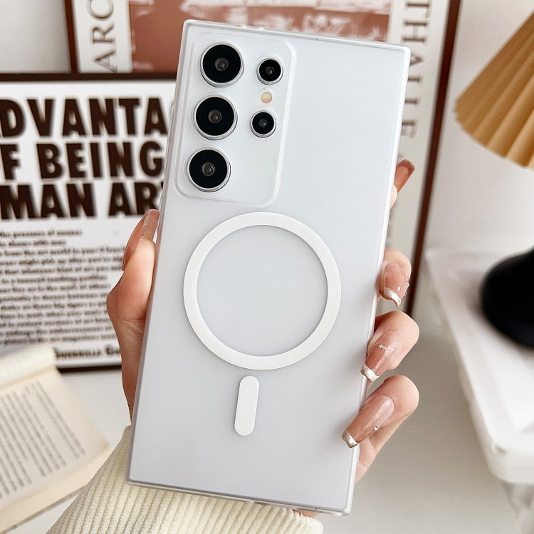 For Samsung Galaxy S24 Ultra 5G Ultra-thin MagSafe Frosted PC Phone Case(Transparent) - HoMEdemic™ 