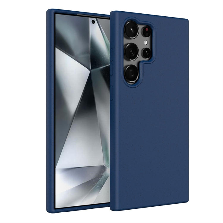 For Samsung Galaxy S24 Ultra 5G Wheat Straw Material + TPU Phone Case(Blue) - HoMEdemic™ 
