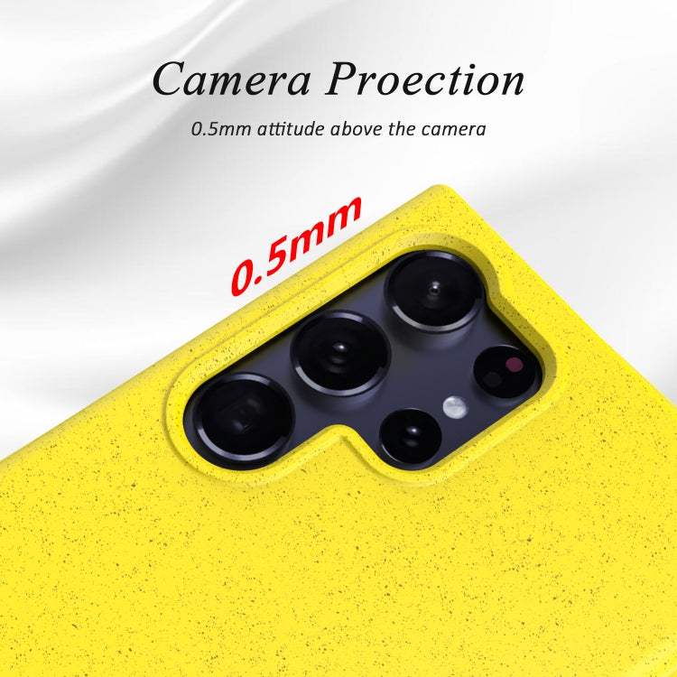 For Samsung Galaxy S24 Ultra 5G Wheat Straw Material + TPU Phone Case(White) - HoMEdemic™ 