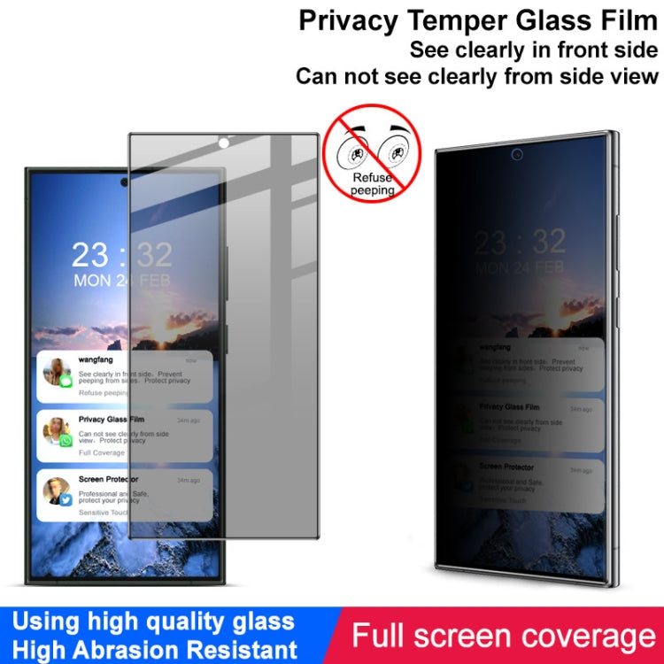 For Samsung Galaxy S24 Ultra 5G imak HD Full Screen Anti-spy Tempered Glass Protective Film - HoMEdemic™ 