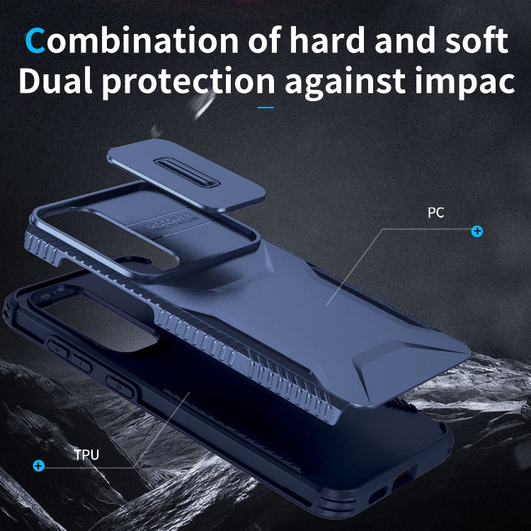 For Samsung Galaxy S25 5G / S24 5G Sliding Camshield Phone Case(Blue) - HoMEdemic™ 