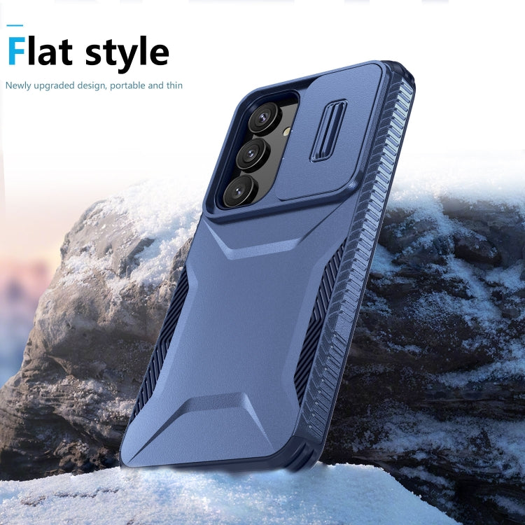For Samsung Galaxy S25 5G / S24 5G Sliding Camshield Phone Case(Blue) - HoMEdemic™ 