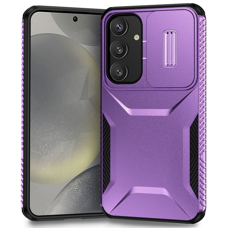 For Samsung Galaxy S25 5G / S24 5G Sliding Camshield Phone Case(Purple) - HoMEdemic™ 