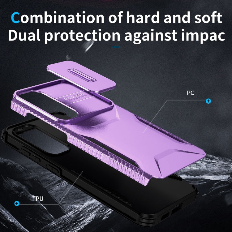 For Samsung Galaxy S25 5G / S24 5G Sliding Camshield Phone Case(Purple) - HoMEdemic™ 