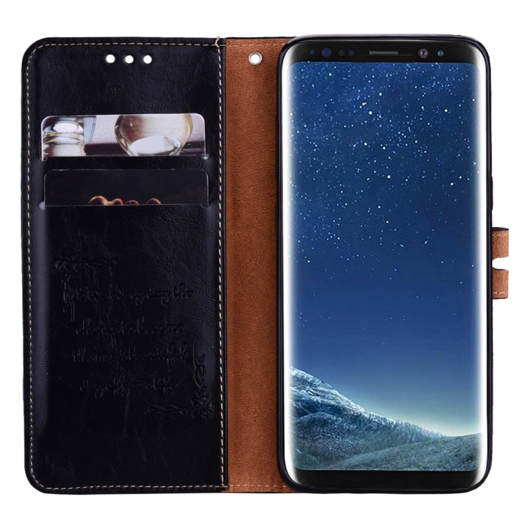 For Samsung Galaxy S8 + Business Style Oil Wax Texture Horizontal Flip Leather Case with Holder & Card Slots & Wallet - HoMEdemic™ 