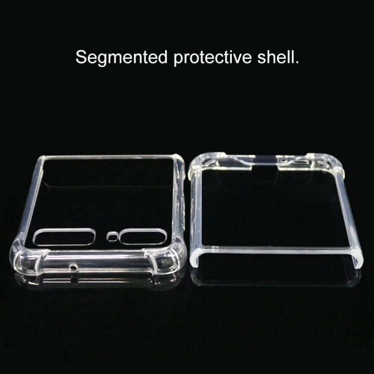 For Samsung Galaxy Z Flip TPU+PC Transparent Four-corner Shockproof Explosion-proof Protective Case - HoMEdemic™ 